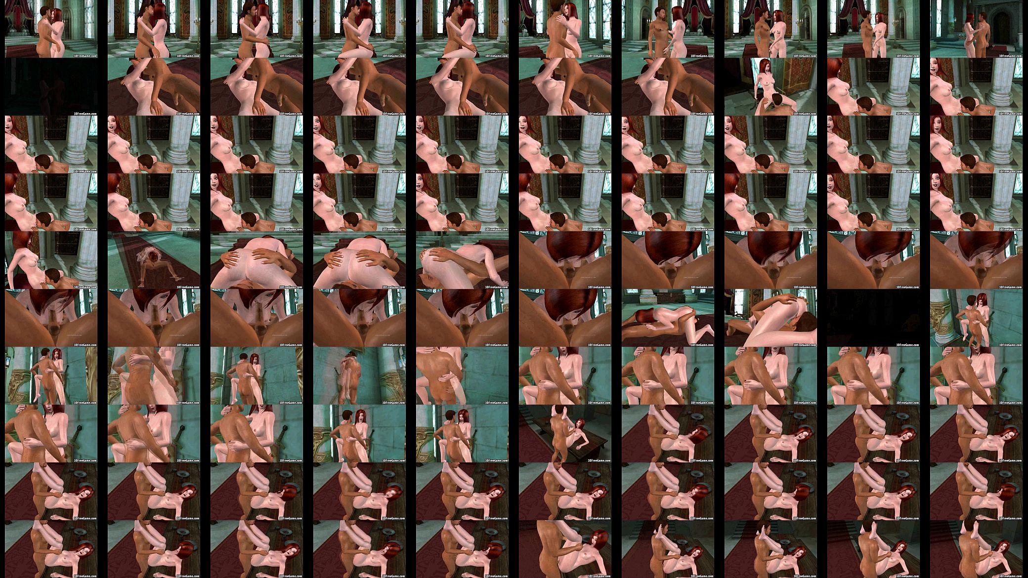 Foxy 3D cartoon redhead gets licked and fucked hard 预览图