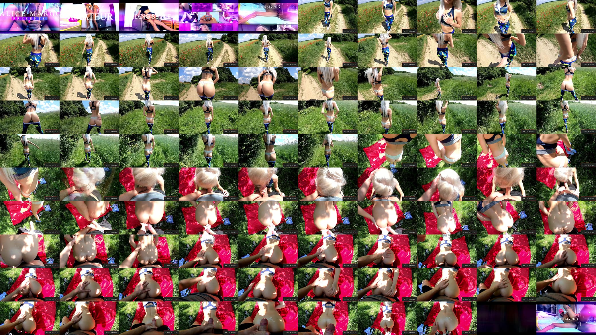 Fucking on Nature! Beuaty Blonde Public Nudity! 预览图