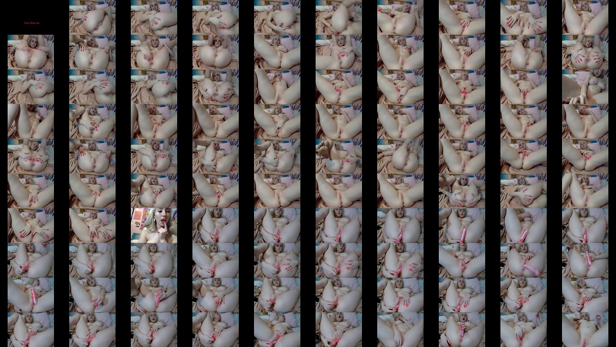 Blonde Teen Girl Pussy Show on webcam 预览图