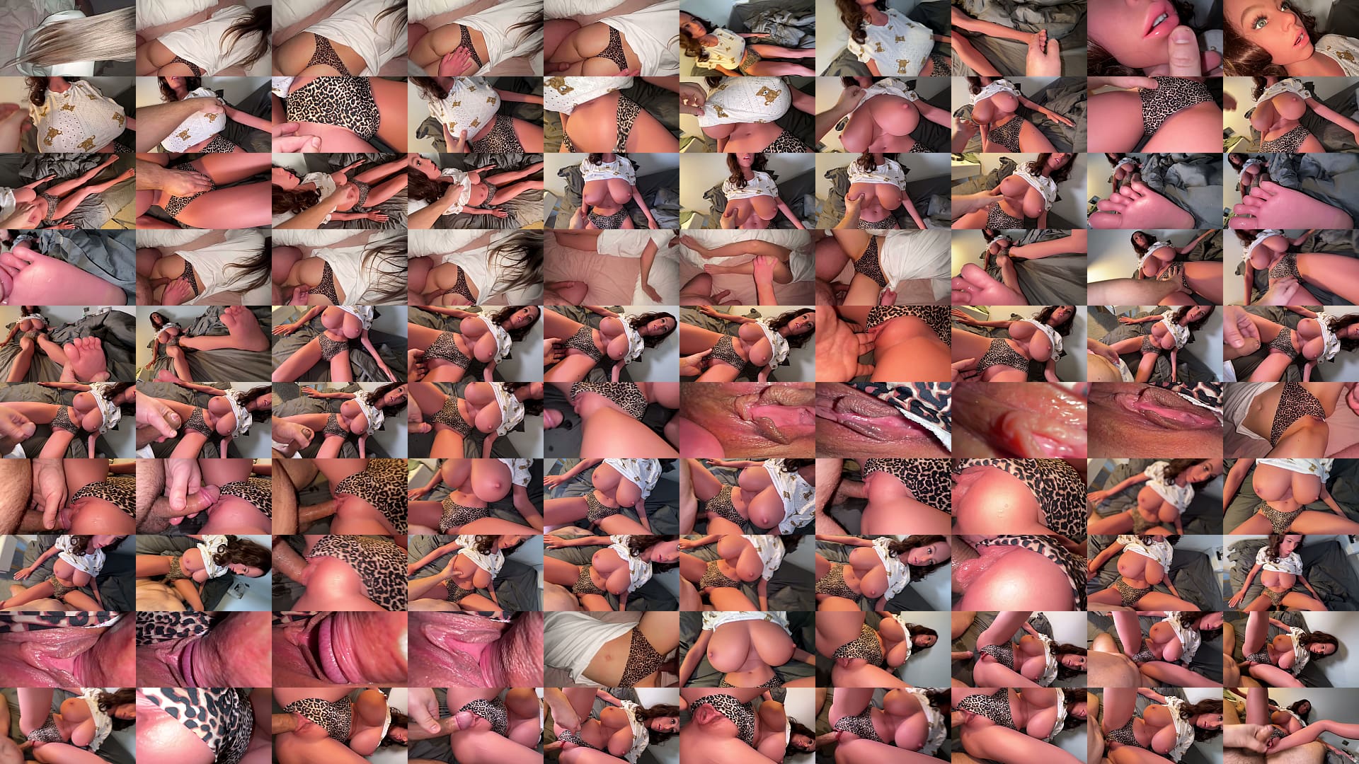 Virgin should see how to be fucked! I invited a girl into the bedroom and there was a doll there. 预览图