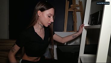 Dirty Maid Got Fucked Hard While Cleaning the Table