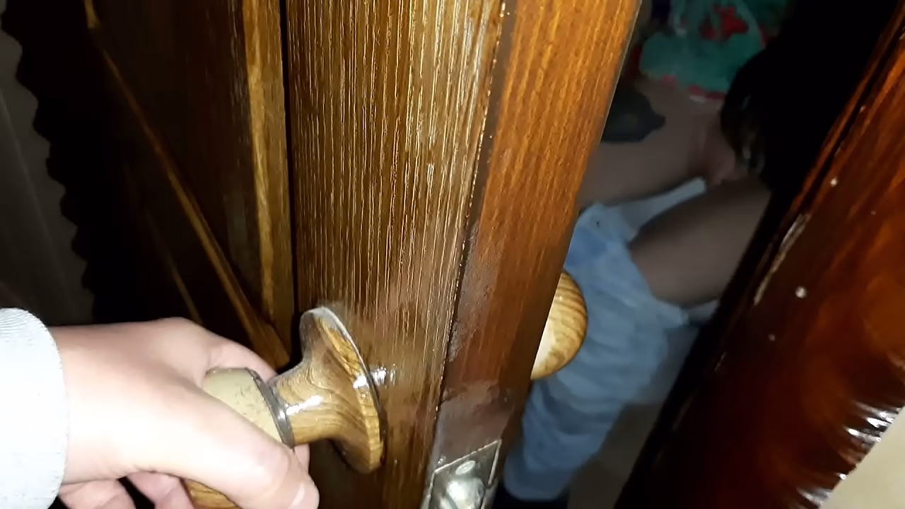 I caught a stranger masturbating in a public toilet