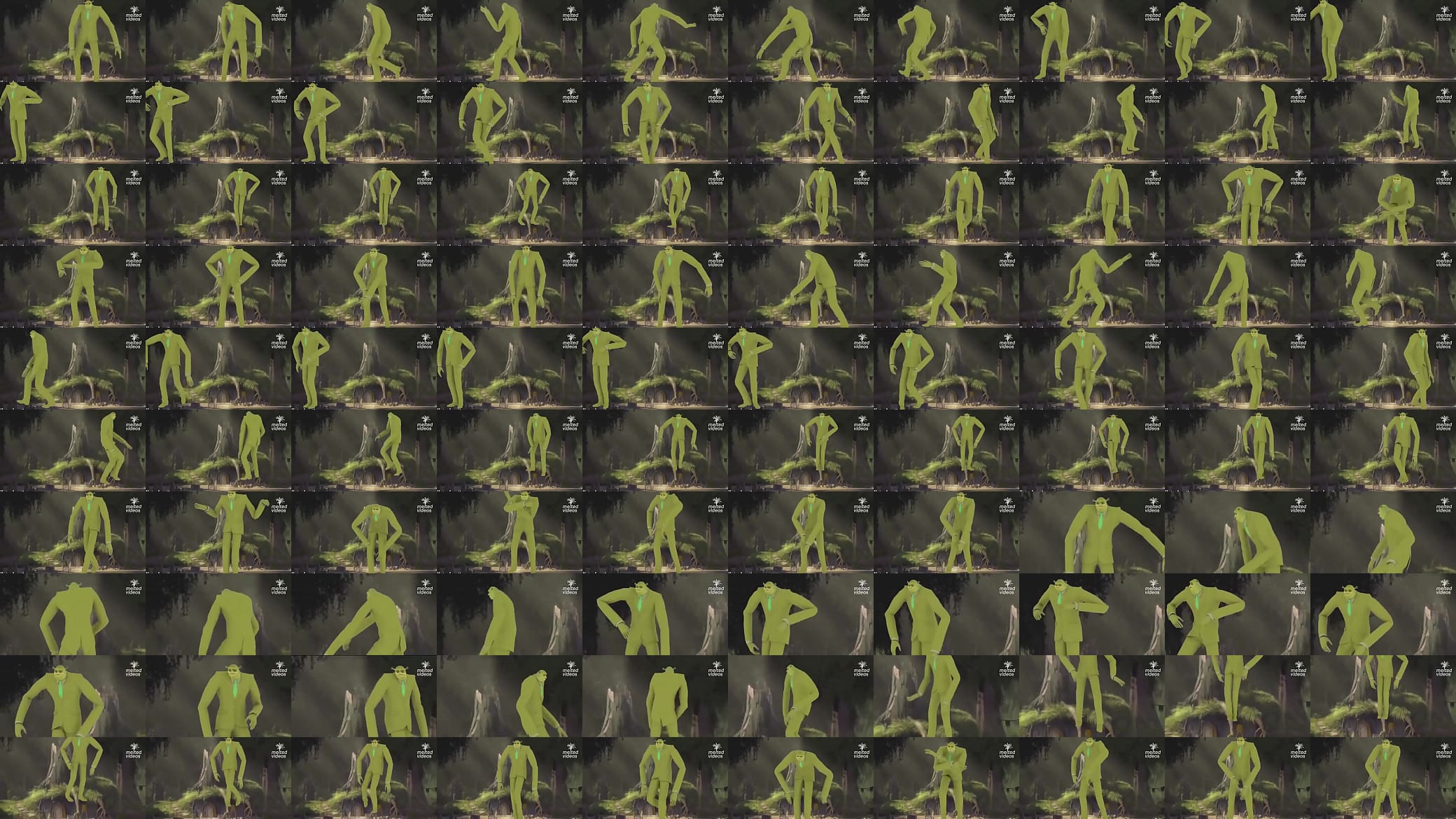 Sherek dan&ccedil;ando ao som de a grande fam&iacute;lia 预览图