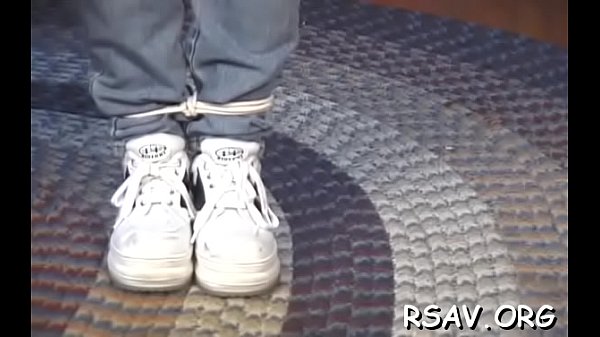 Coarse man plays with this bitch's nipples and ...