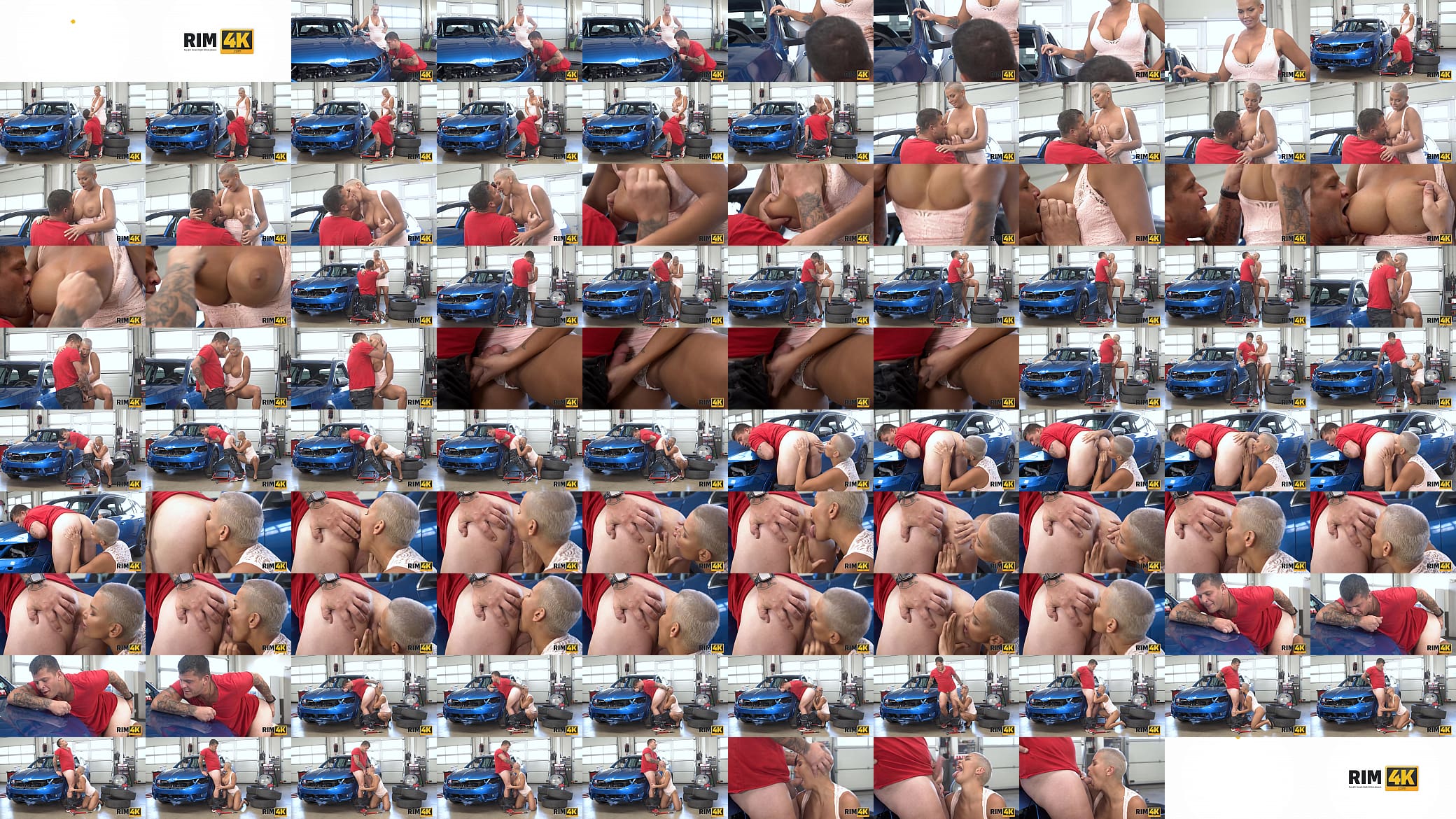 RIM4K. bitch is going to lick mechanics anus right by broken car 预览图