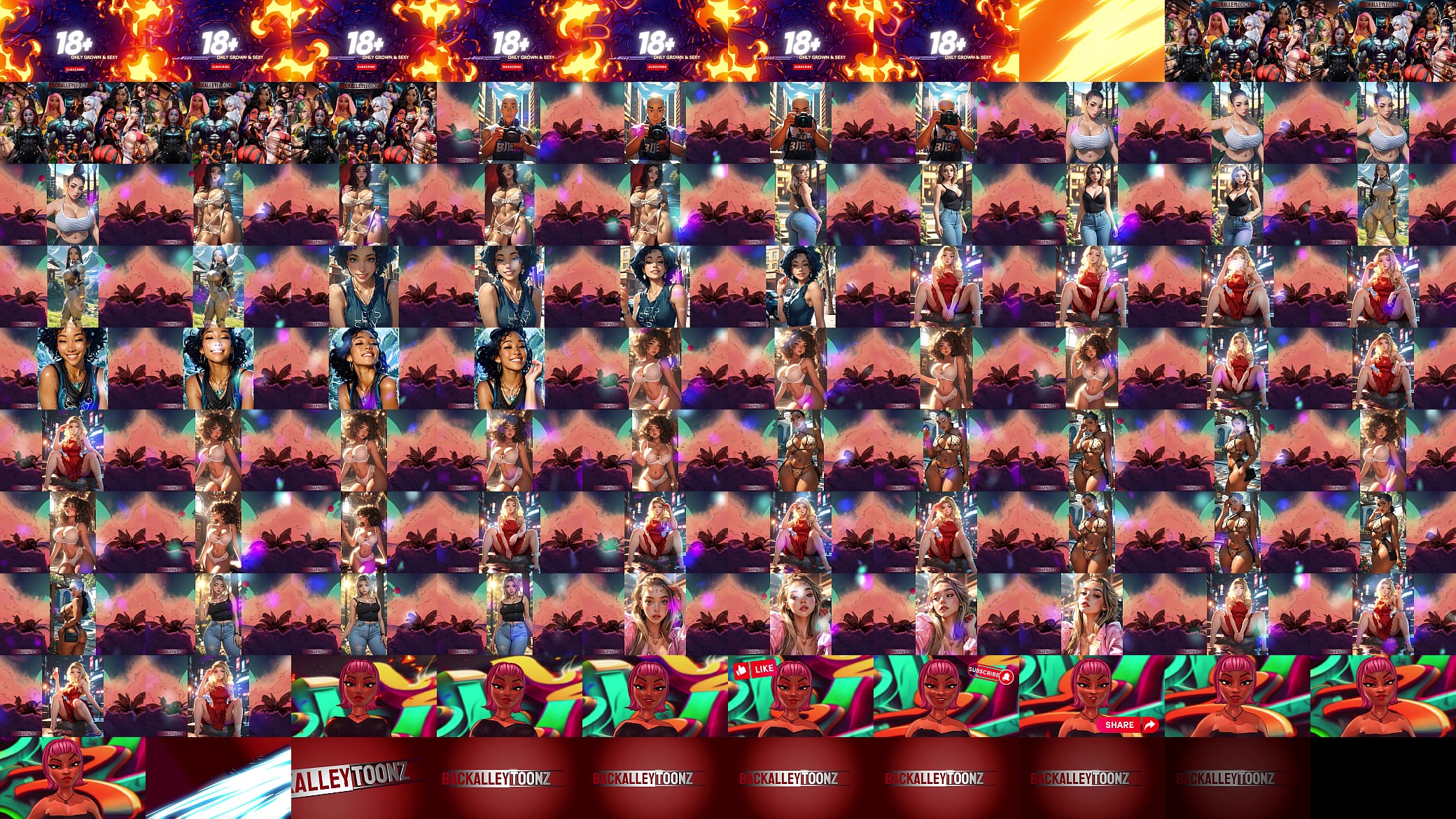 DIGITAL DESIRES 4 SEXY AI ANIME WAIFUS 预览图