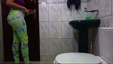 Maid had her ass used while washing dishes.