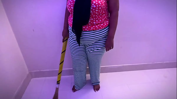 Egypt Hot BBW Hotel Maid Sweeping my room, then I saw her big ass & Big Tits!