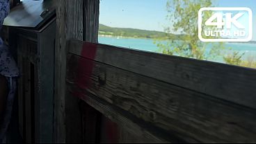 Big Ass Milf Public Fuck and Blowjob on Viewpoint Tower - Risky POV