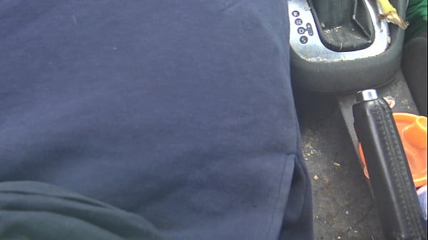 busty french amateur stepmom touching her stepsons cock in the car