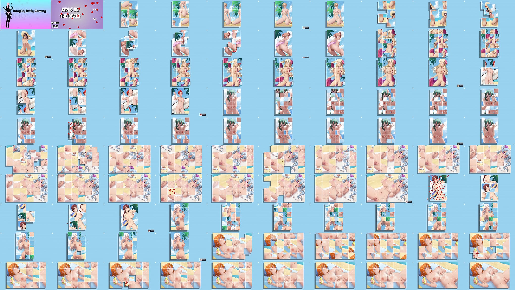 Girls on the Beach: a nice hentai game 预览图