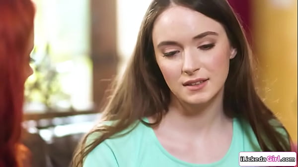 A redhead milf finds out that her big tits stepdaughter is a stepmom is curious and so the teen kisses her then licks her hairy pussy