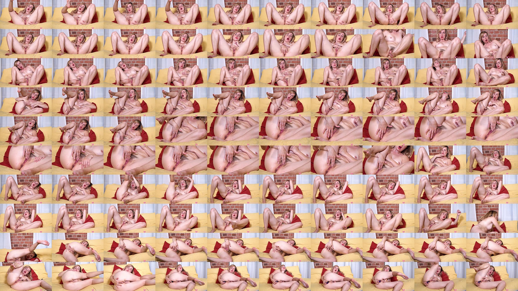 Solo blonde girl Leka rubs her pussy to orgasm in 4K. 预览图
