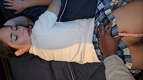 student fucks with her teacher when he goes home to teach her.