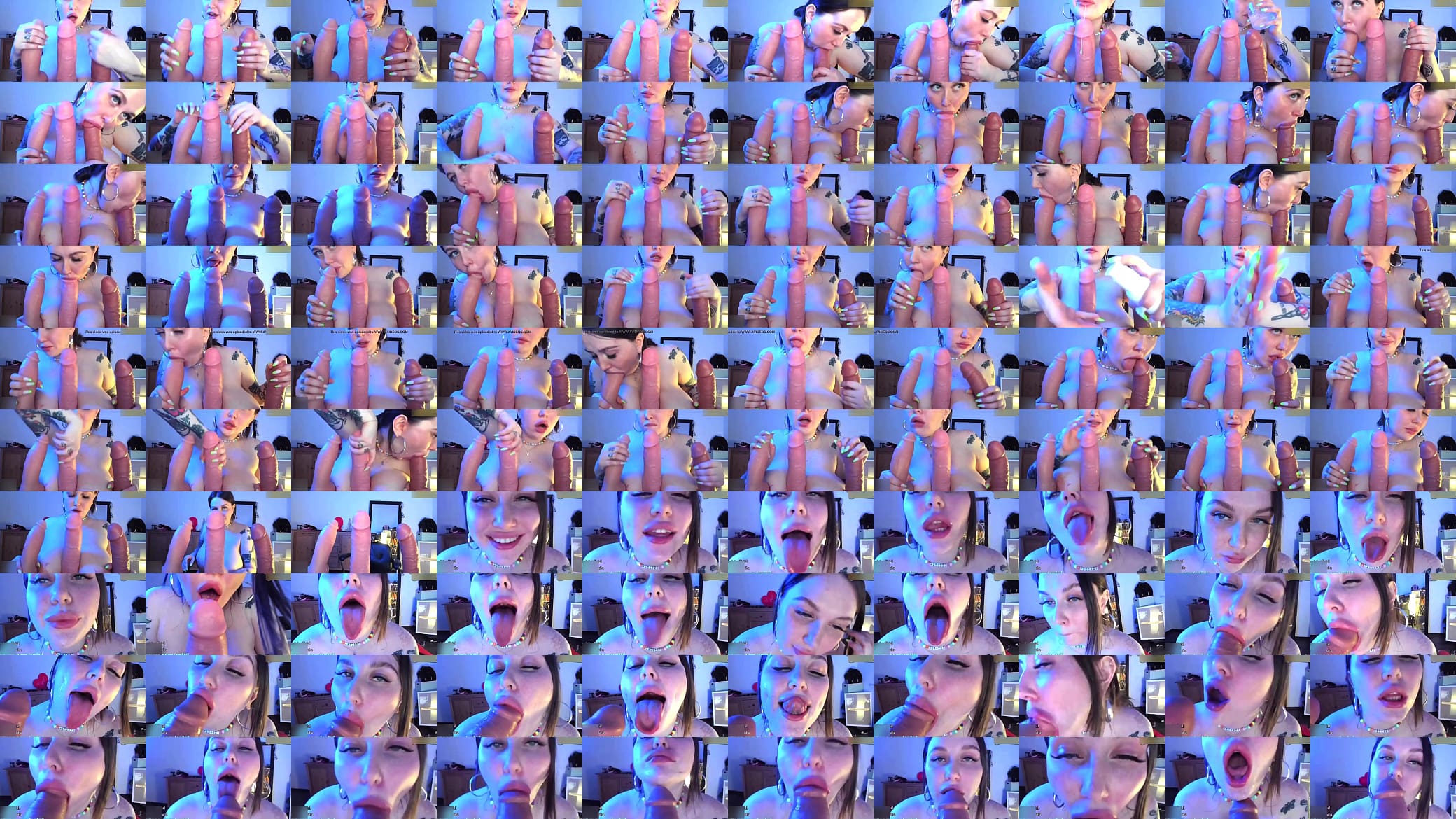 Big Tits Triple Dildo Suck Ahegao 预览图