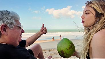 I'm going to get him a coconut, and she ends up naked in the sea with El Nono With Keila Bassi