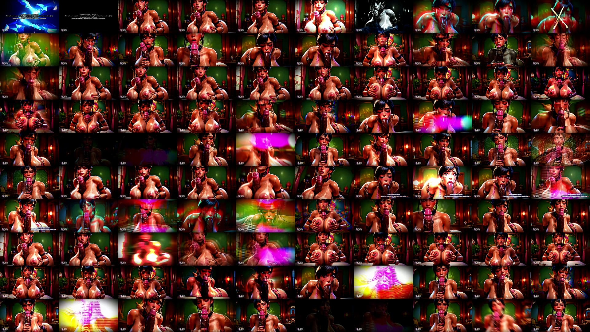 Asian 3D Bimbo vs Monster BBC (PMV) 预览图