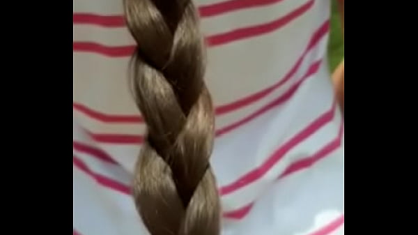 Long hair with braid