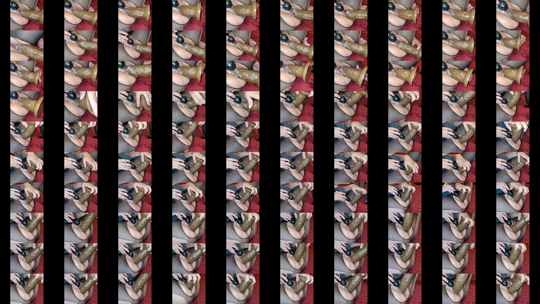 Chrinstinalillove 9 inch BBC Dildo laying down almost face reveal but kept going and fucking it hard. I need this all the way in 预览图