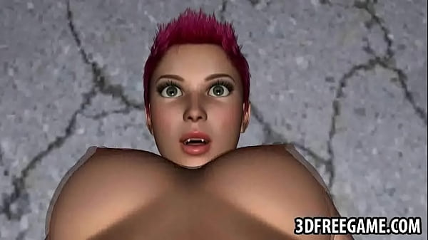 3D redhead lesbian babe getting her wet pussy licked