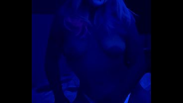 Boobs Out Solo Masturbation – Watching Myself Finger My Tight Pussy