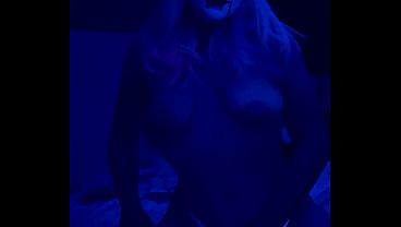 Boobs Out Solo Masturbation – Watching Myself Finger My Tight Pussy