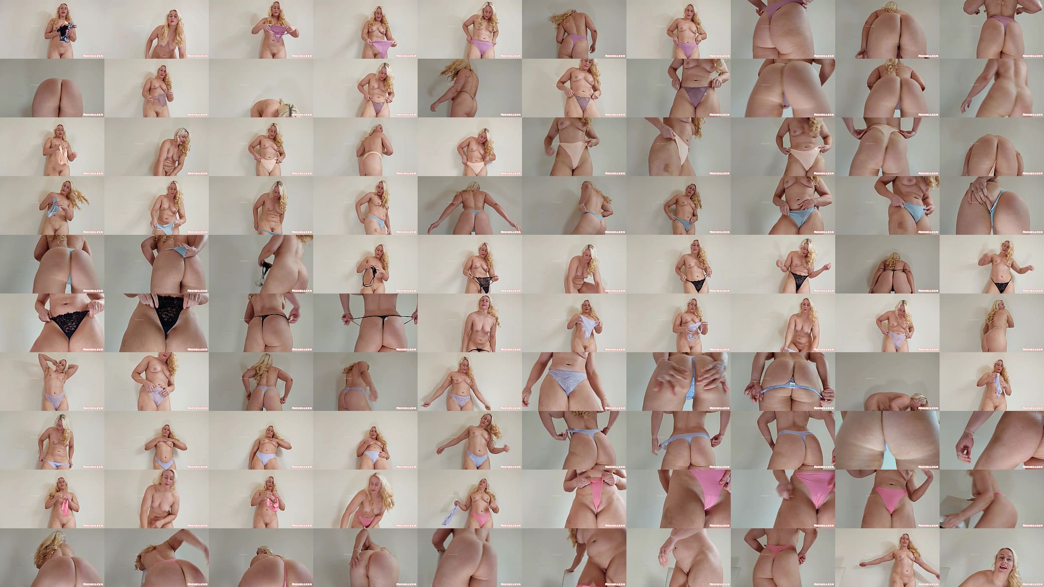 Sexy milf thong try on 预览图
