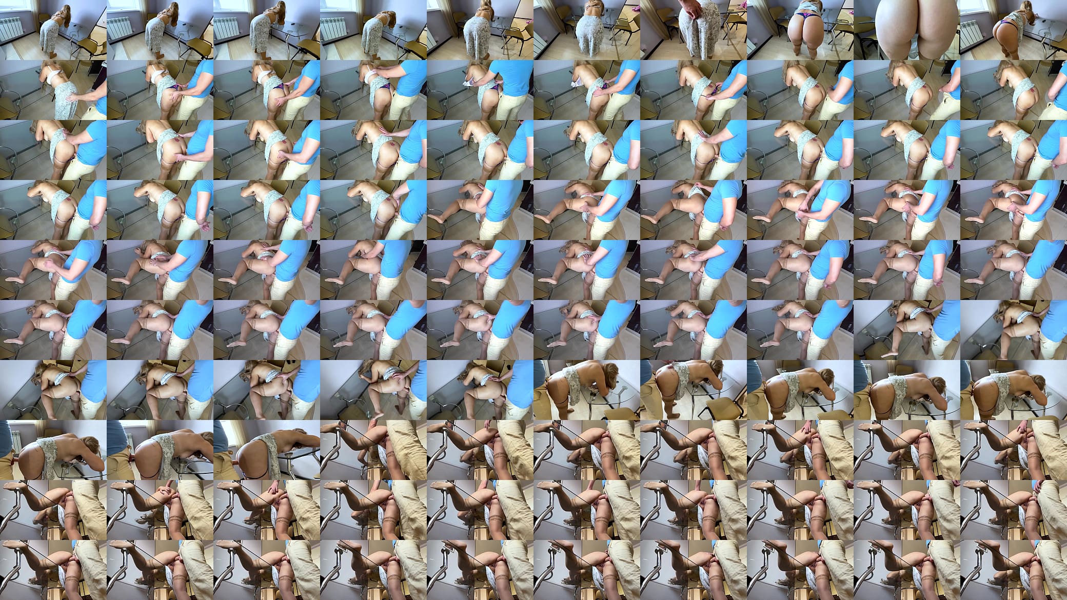 The step mom leaned on a glass table and enjoyed anal sex in her ass with her stepson 预览图