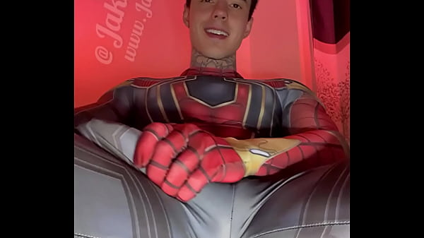 Jakipz Strokes His Massive Cock In Super Hero C...