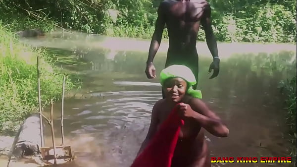 ⭐  POPULAR AFRICAN YAHOO BOY FUCKED VILLAGE GIRLFRIEND TO RENEW POWER IN THE VILLAGE STREAM - HARDCORE EBONY BBC DOGGY AND COWGIRL STYLE PORNO WORK - PART ONE - FULL VIDEO ON PREMIUM RED