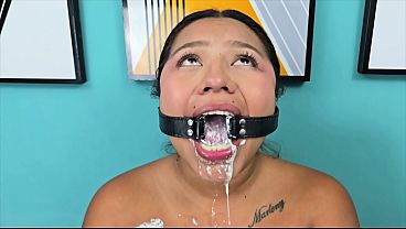 Auto puke with ring gag