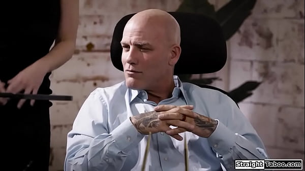 Stepdad makes stepson fuck his assistant as he watches