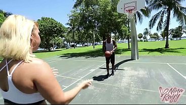 Nina Kayy Milks Enzo's Thick Shaft With Wet Mouth Strokes Only!