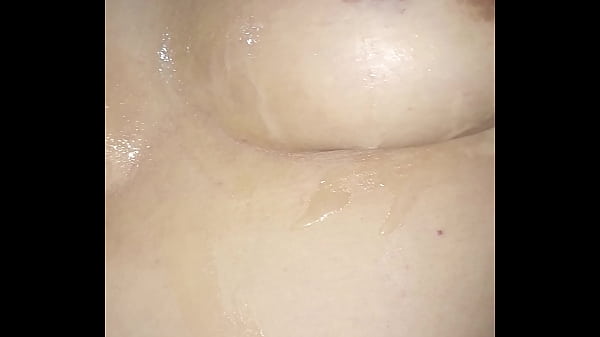 thumb playing with milk