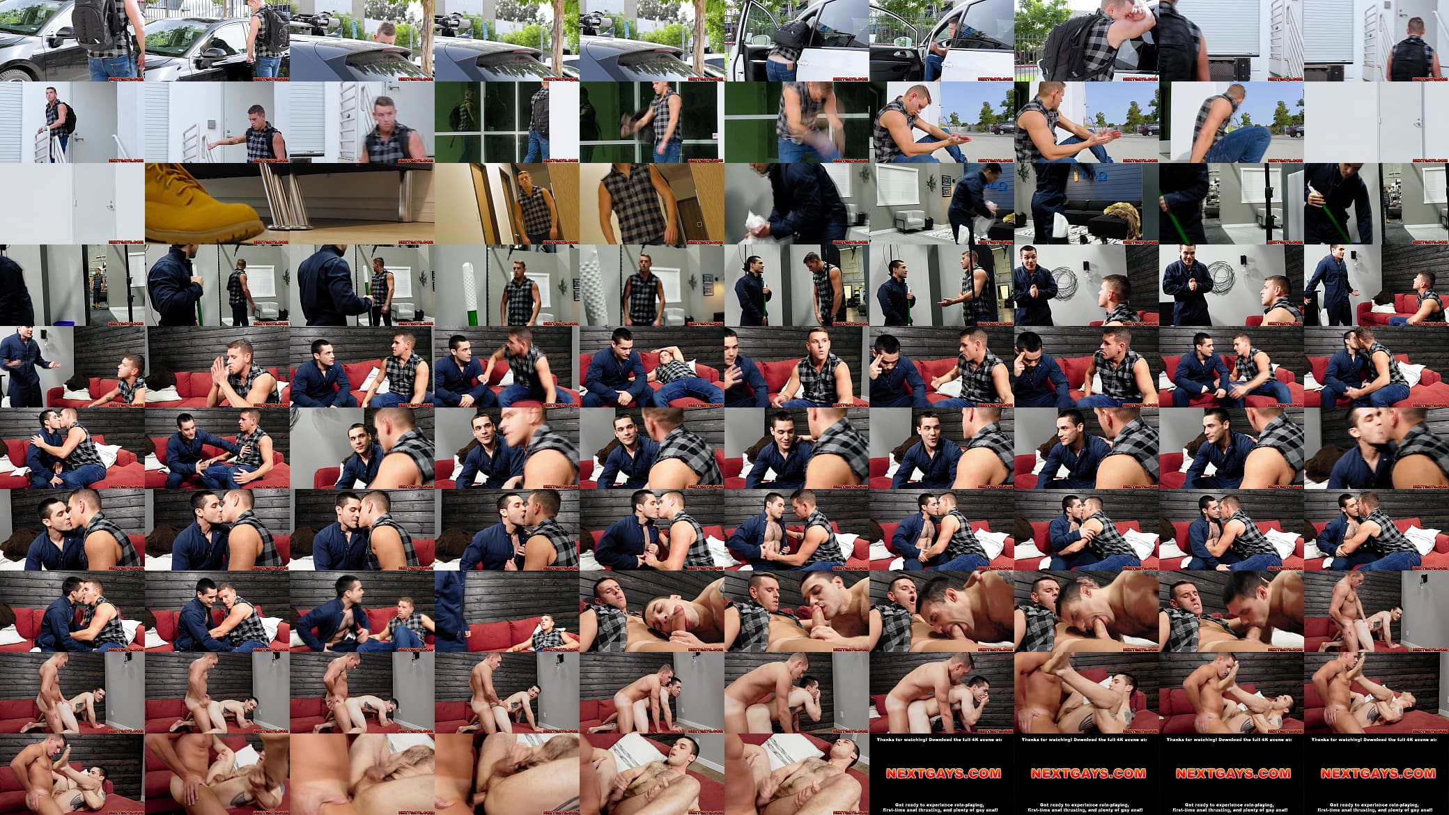 Production Assistant Andrew Miller decides to help Shane Cook out with a warm mouth and hole 预览图