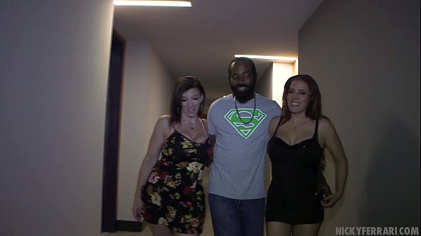 Very HOT MILF's Interracial Sex. - Sara Jay & Nicky Ferrari Shaundam