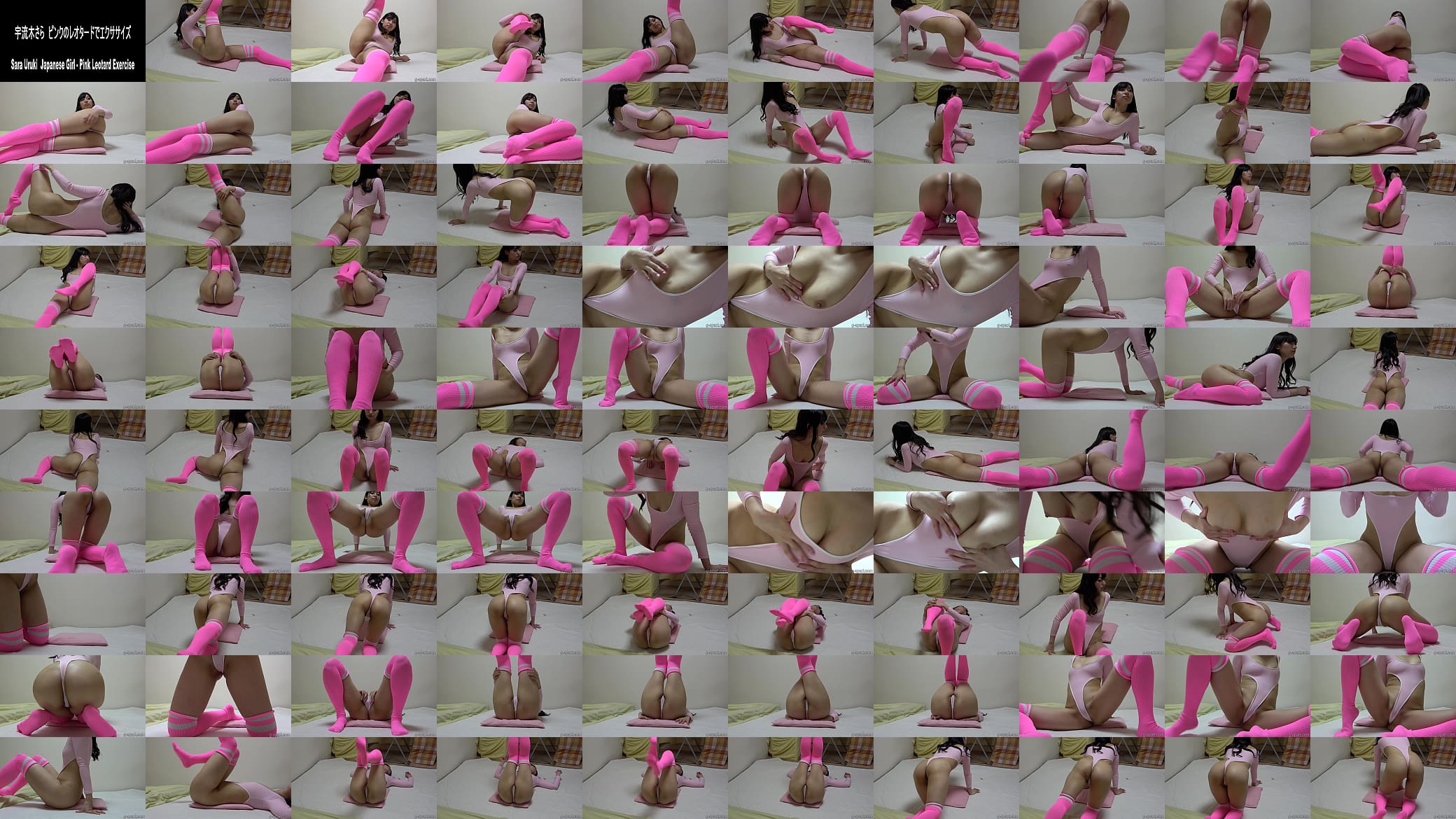 Japanese Girl - Pink Leotard Exercise 预览图