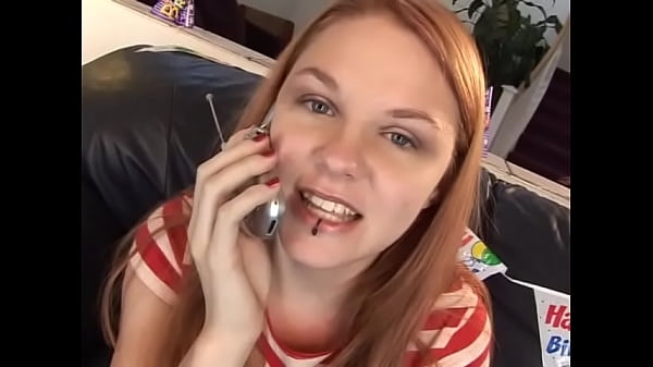 Sexy young whore with a piercing in her lip loves to finger her shaved pussy