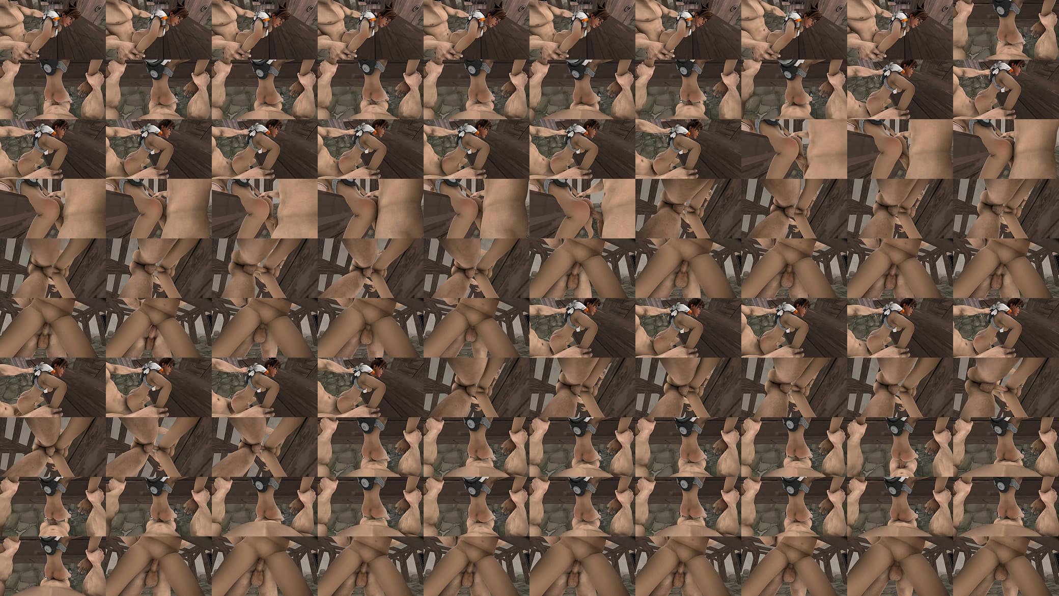 Sexy Tracer is getting fucked by muscular men in the basement cellar!(3d Japanese Korean Hentai) 预览图