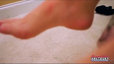 Kylie Tiny Brunette Cutie Eager Rimjob Messy BJ Passionate Swallow!