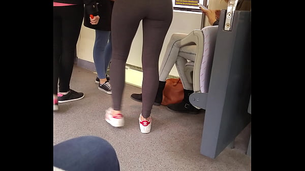 Ass on the train