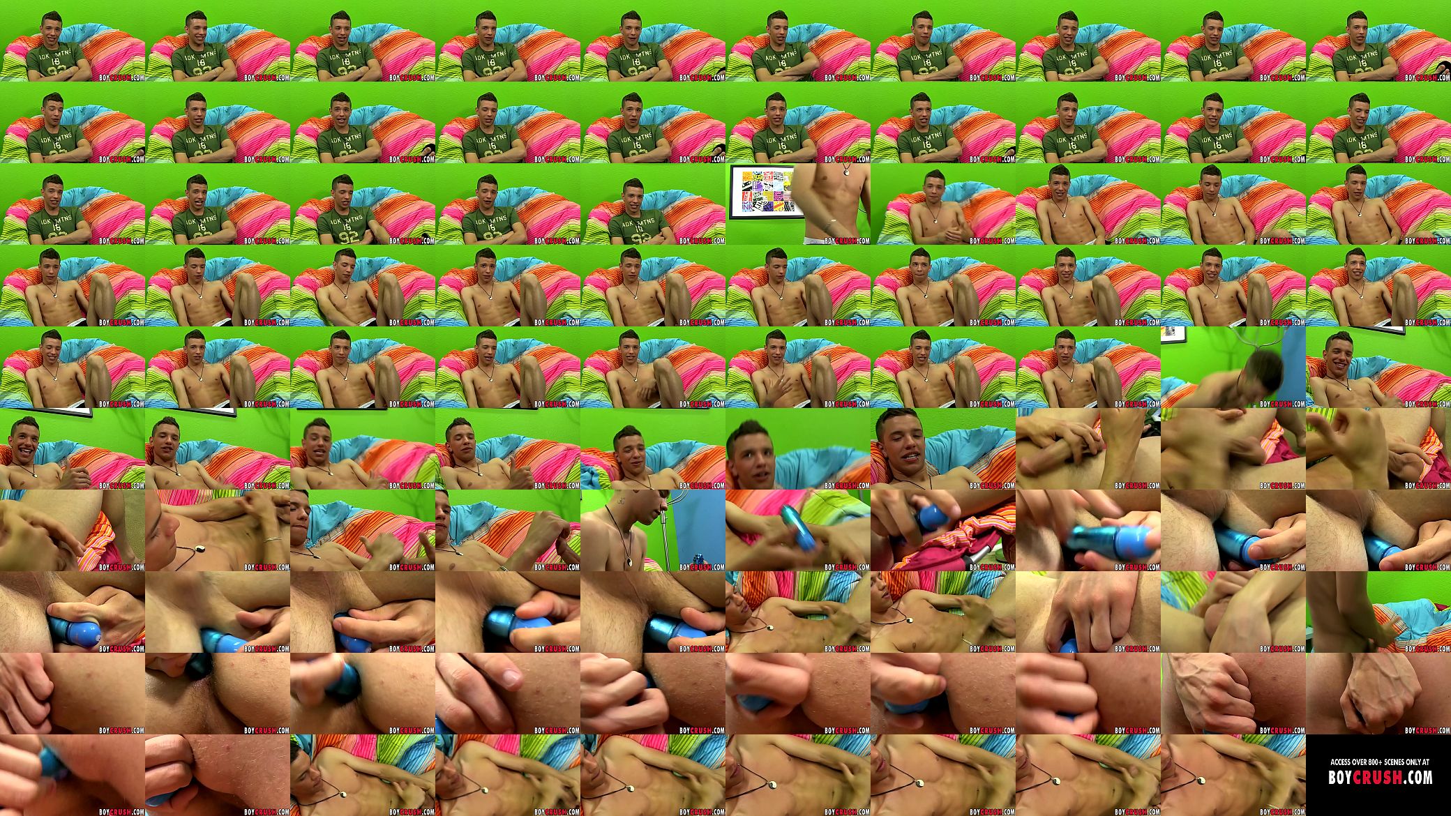 Barely legal twink stuffs favorite toy deep inside his ass 预览图
