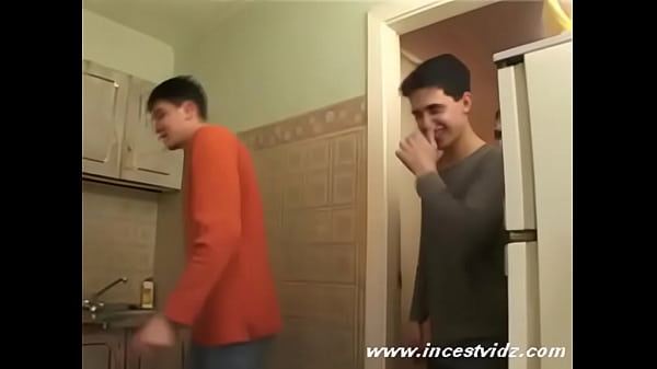 Russian step mom banged by her sons friends