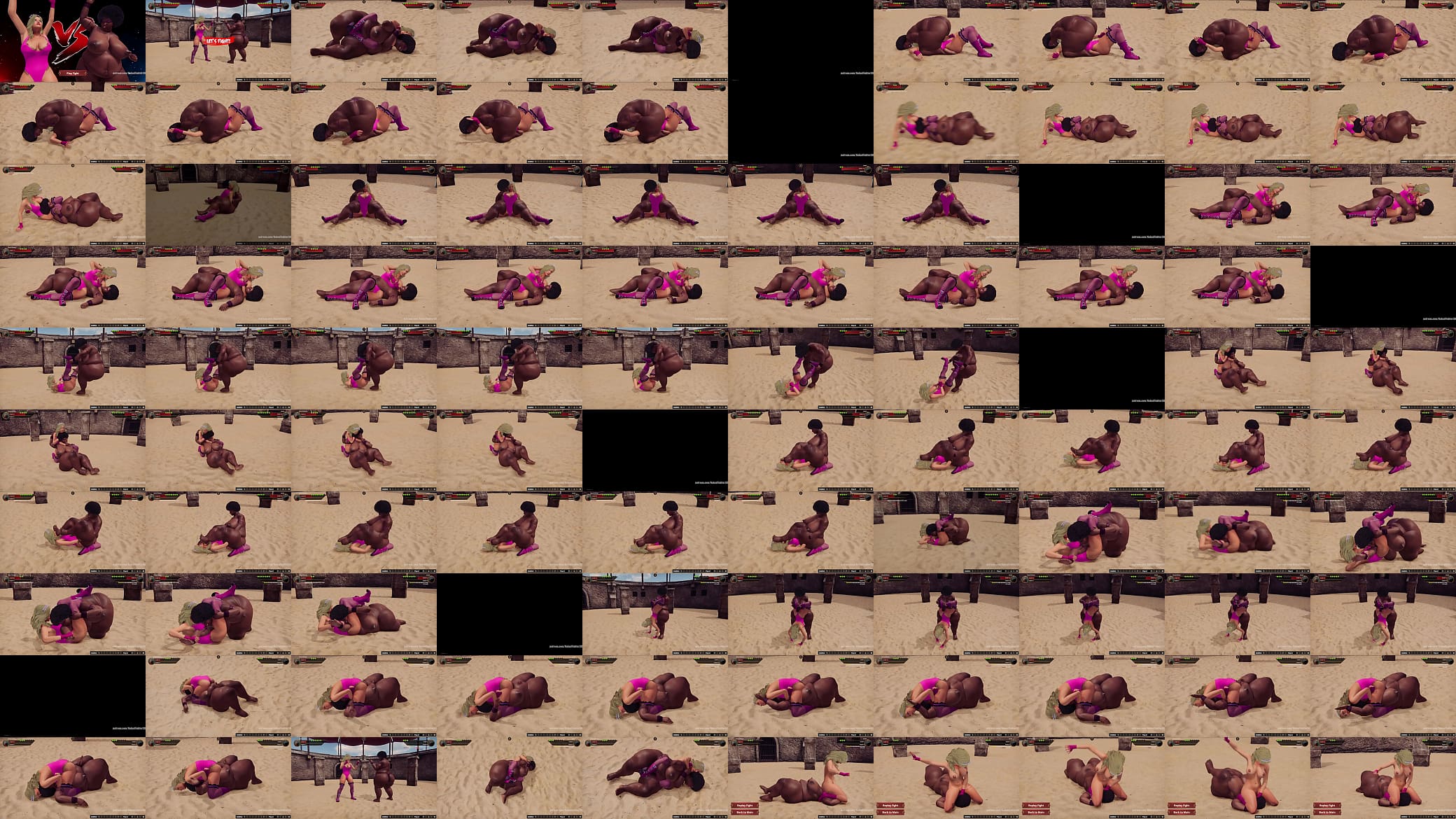 Bambi Bimbo VS Janah (Naked Fighter 3D) 预览图