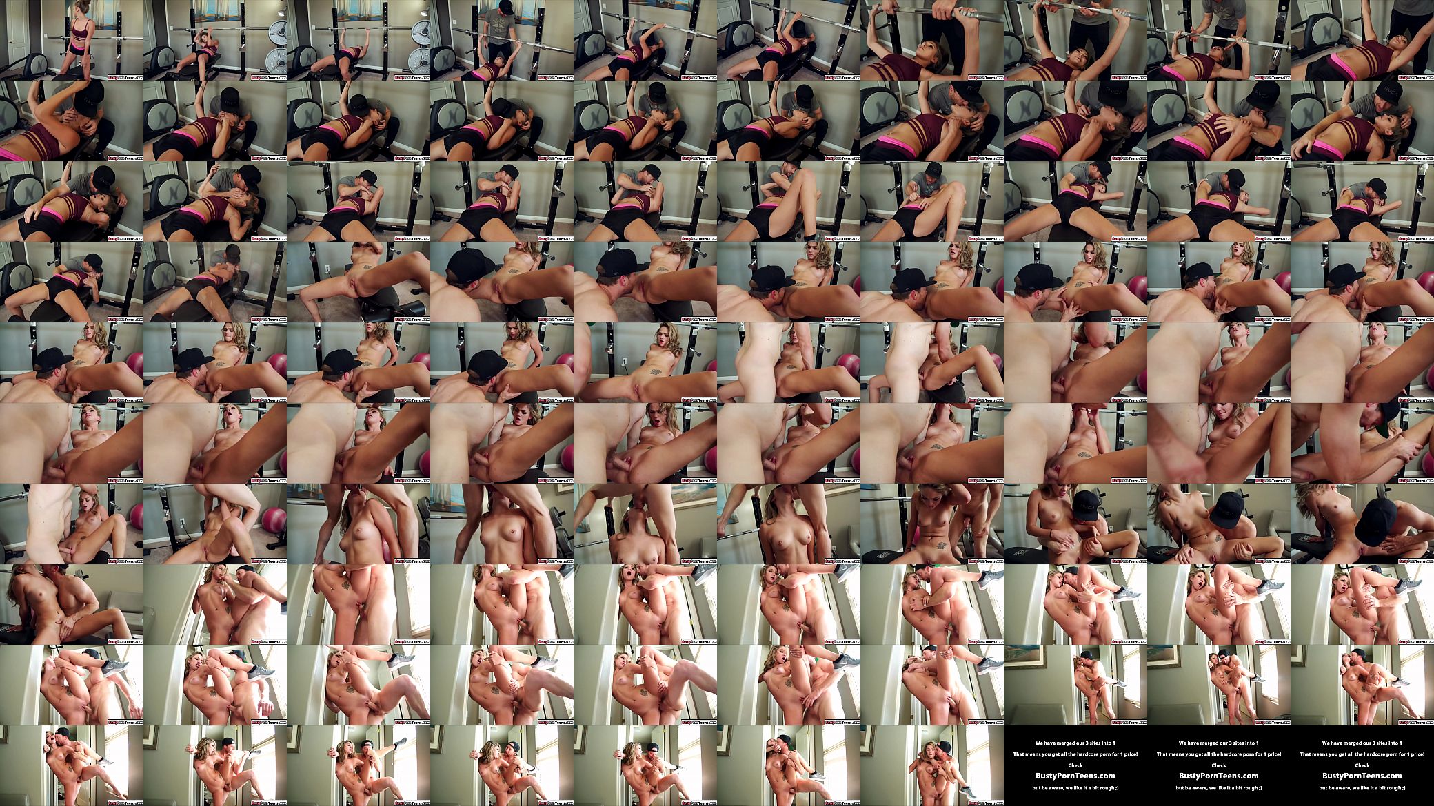 Sexy blonde babe fucked in the gym 预览图