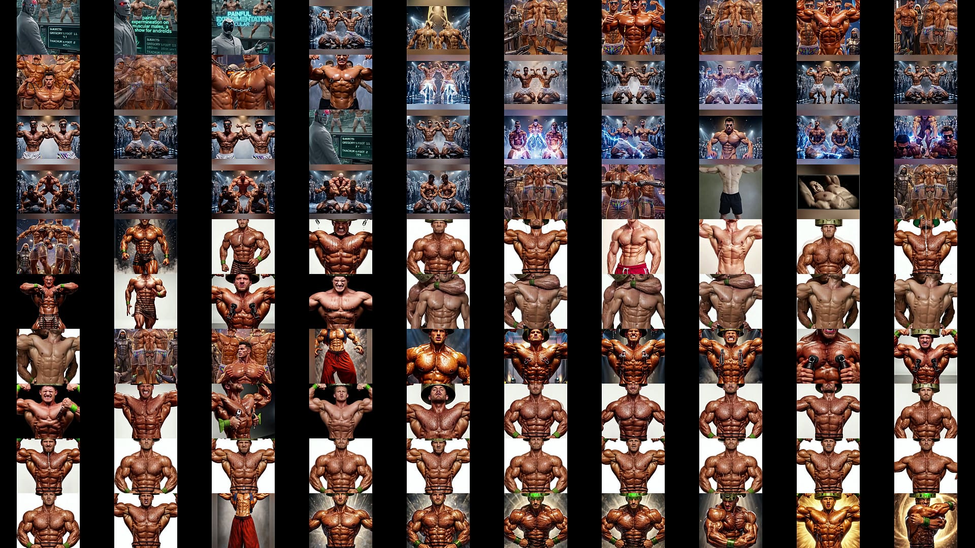 Muscled AI dudes 预览图