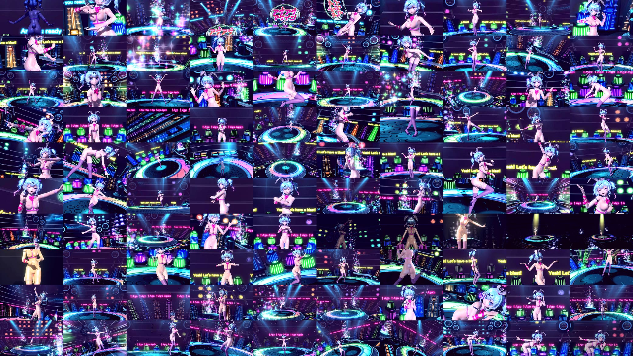 Hatsune Miku Age Age Again Project diva Nude Mod Bunny costume 预览图