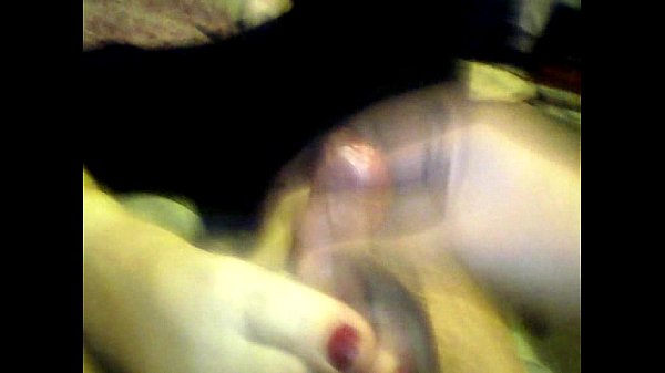 best footjob red toes wife