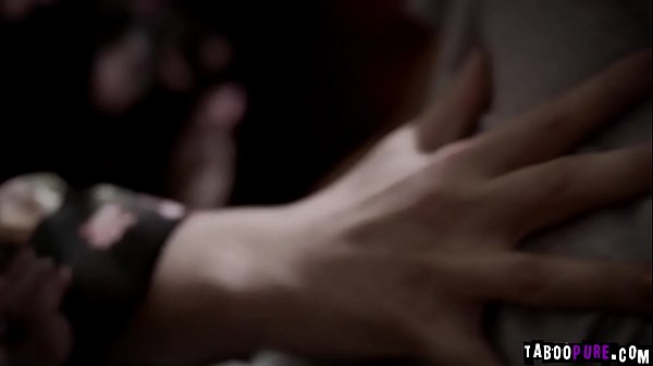 Aunt Riley getting her tight pussy penetrated from behind by Lucas huge man meat