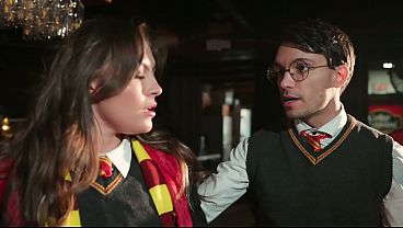 Selina Bentz as Hermione and Audrey Reid as Moaning Myrtle Take Turns Getting Fucked in the Bathroom - Harry Potter Porn Cosplay Parody